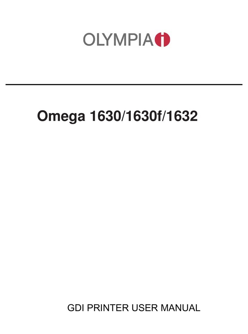 Olympia Omega 1630 user manual