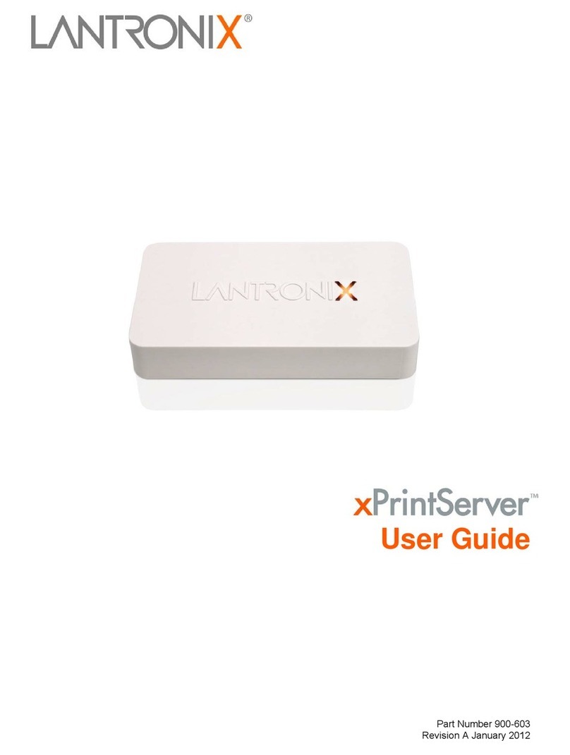 Lantronix xPrintServer user guide