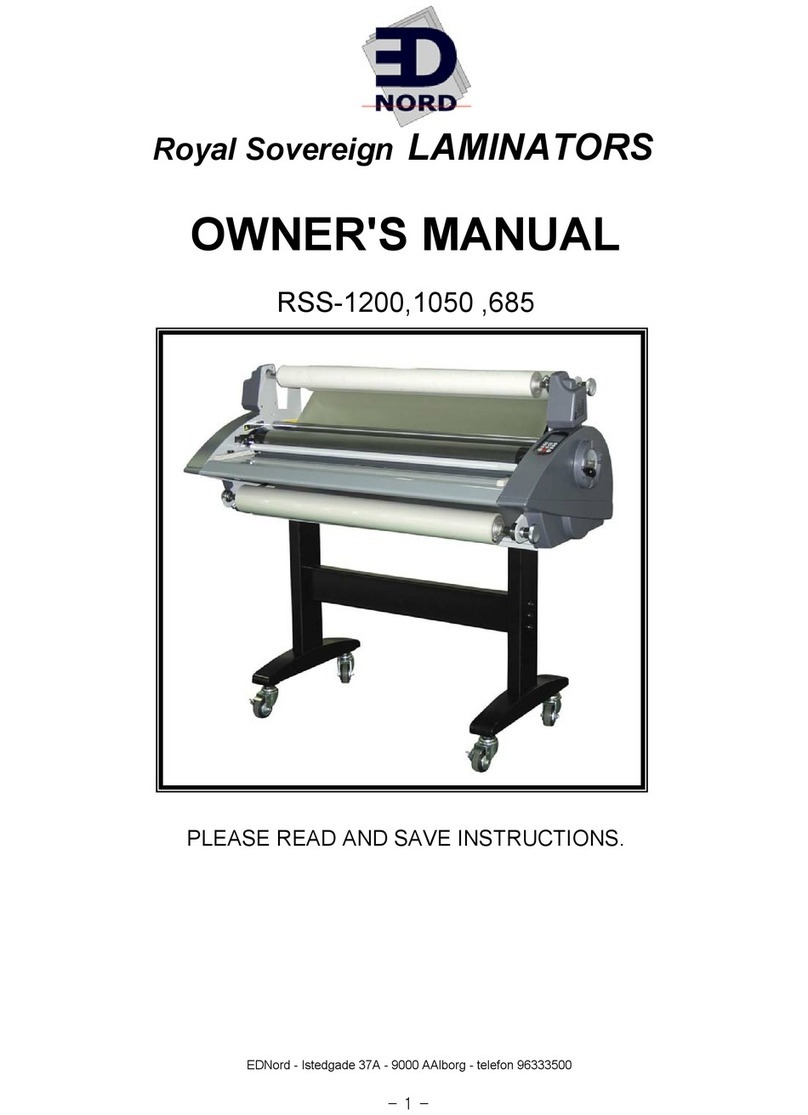 EDNord RSS-1200 owner's manual