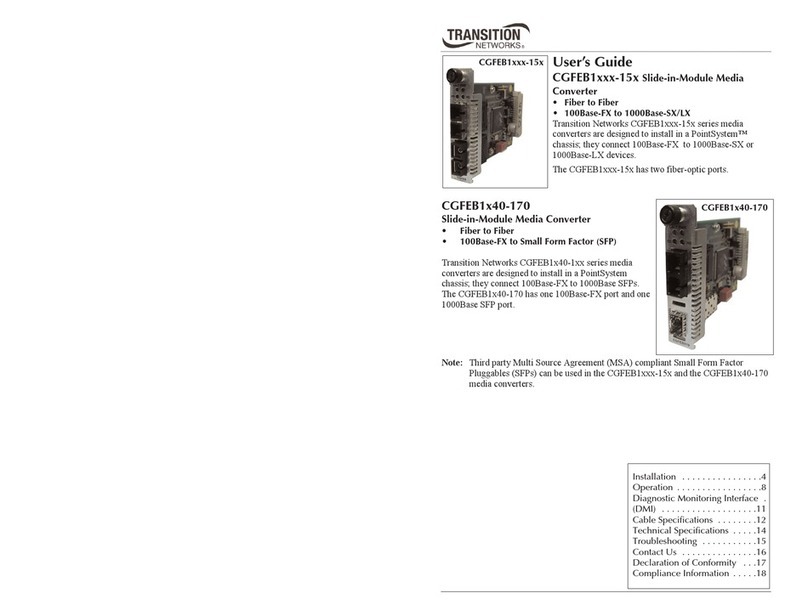 Transition Networks CGFEB1xxx-15x user guide