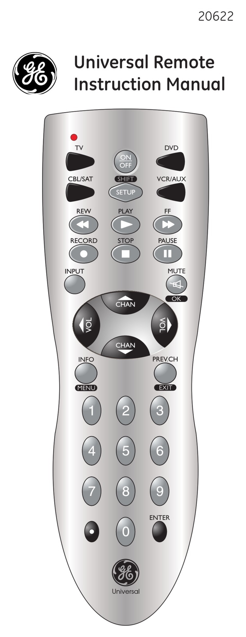 GE 20622 User manual