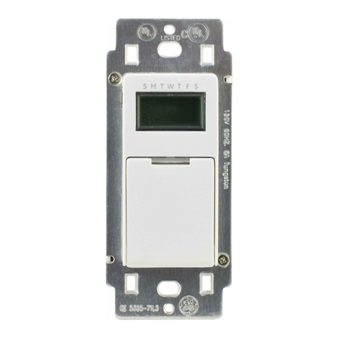 GE Digital Timer User manual