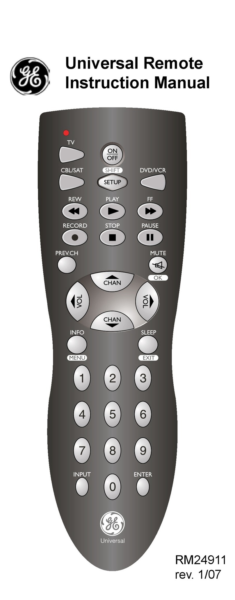 GE RM24911 User manual