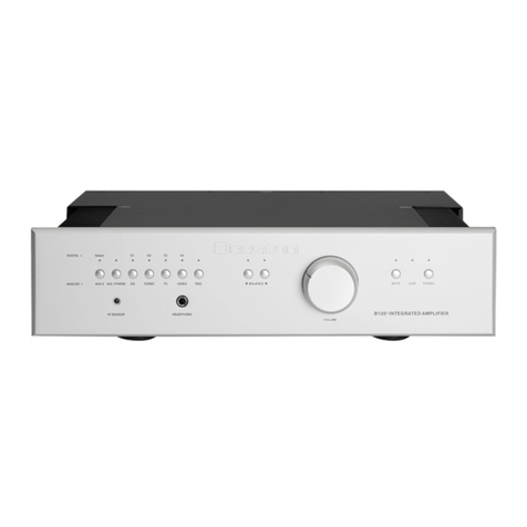 Bryston B135 User manual
