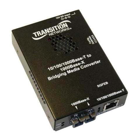 Transition Networks SGFEB1013-120 user guide