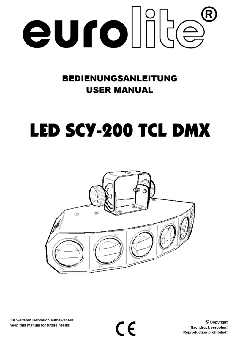 EuroLite LED SCY-200 TCL DMX User manual