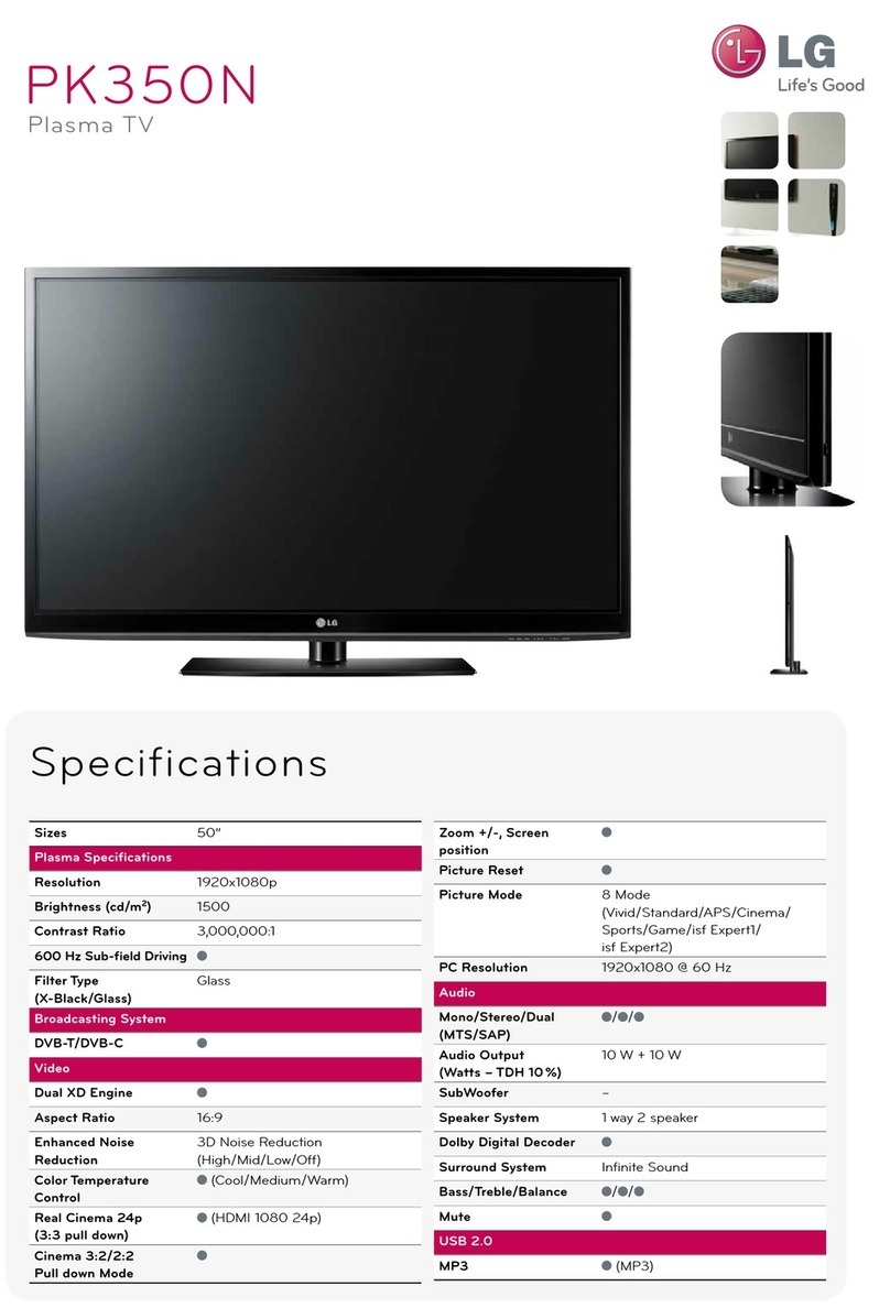 LG PK350N User manual