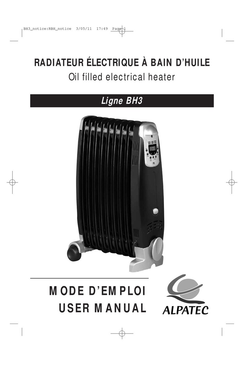ALPATEC Ligne BH3 user manual