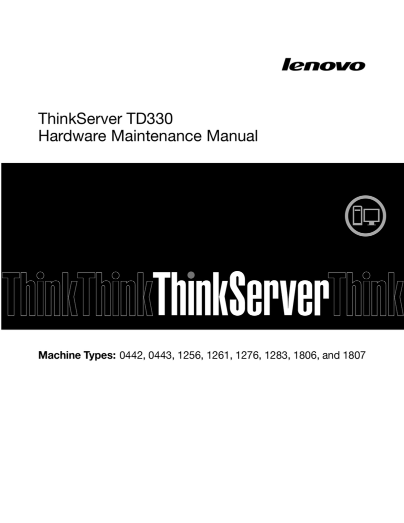 Lenovo ThinkServer TD330 User manual Lenovo ThinkServer TD330 User manual