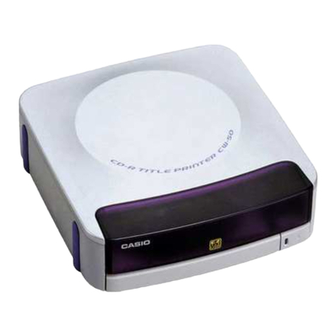 Casio CW-50 - Disc Title Printer Color Thermal... user guide