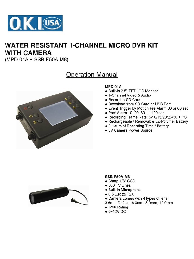 O.K.I. usa MPD-01A Operation manual