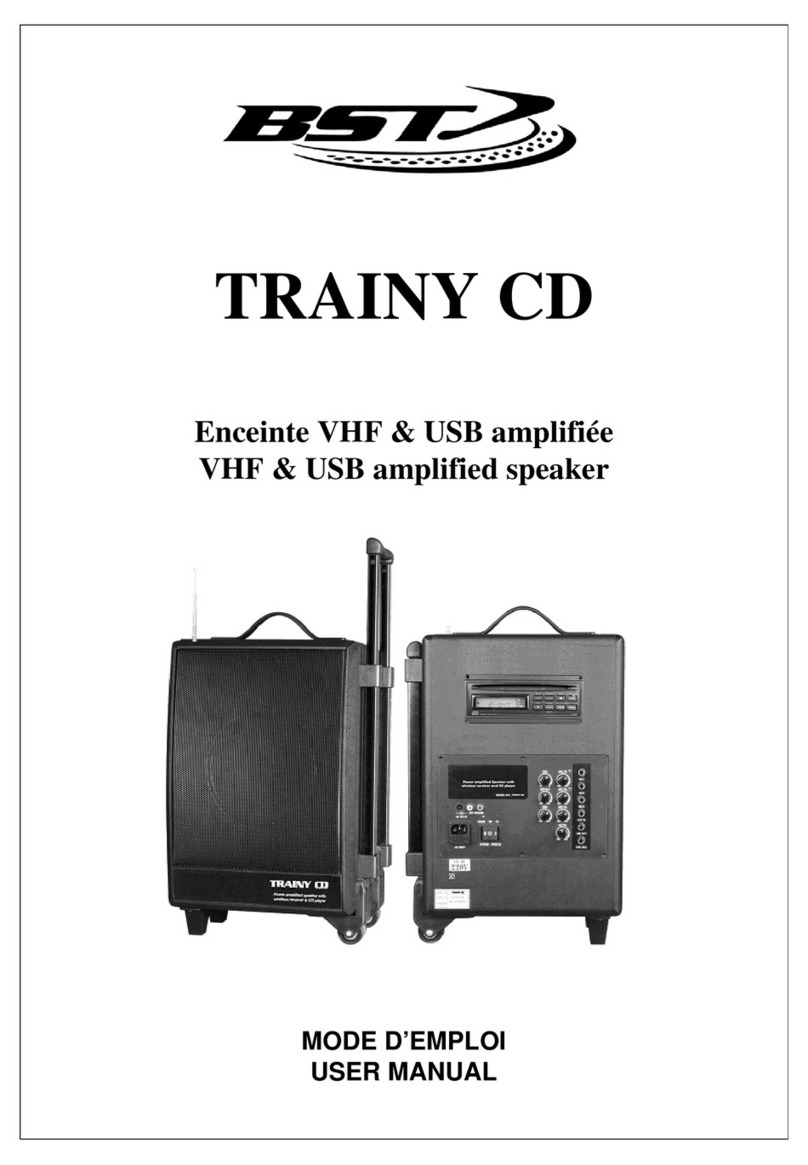 BST TRAINY CD User manual