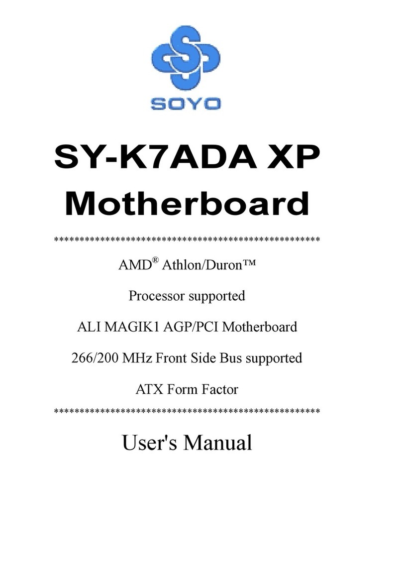 SOYO SY-K7ADA User manual