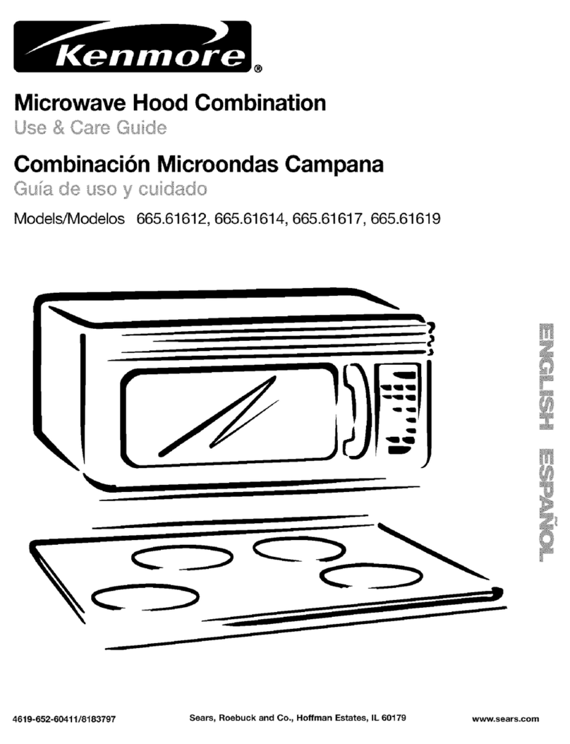 Kenmore 665.61612 Use & care guide