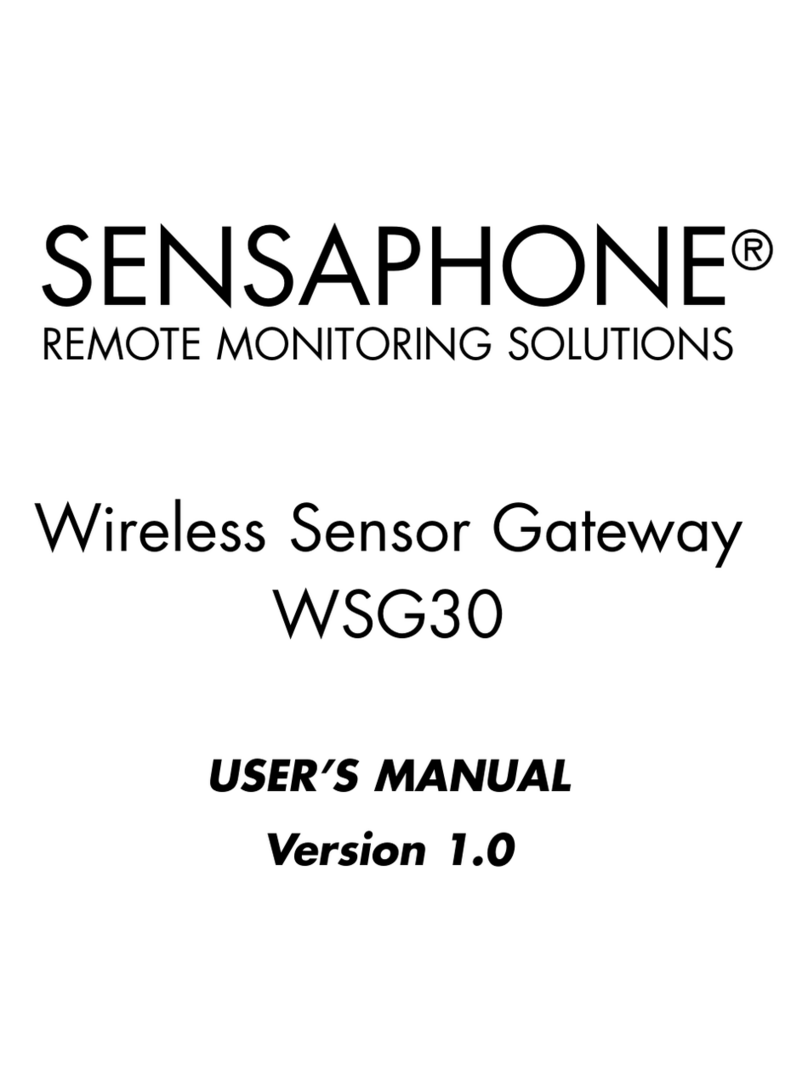 Sensaphone WSG30 user manual