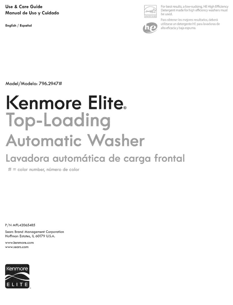 Kenmore 796.2947 Series Use & care guide