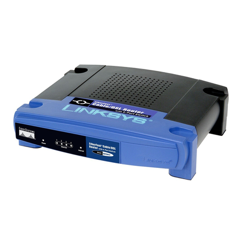 Linksys BEFSR41 - EtherFast Cable/DSL Router User manual Linksys BEFSR41 - EtherFast Cable/DSL Router User manual