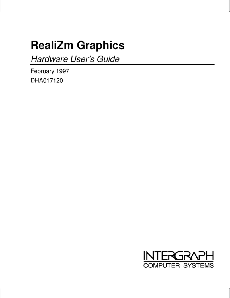 Intergraph RealiZm Graphics Z10 Hardware user's guide Intergraph RealiZm Graphics Z10 Hardware user's guide