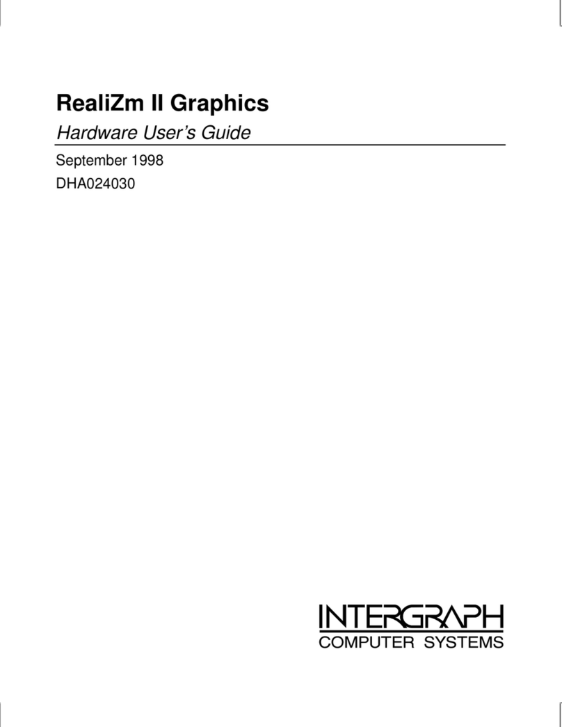 Intergraph RealiZm II Graphics Hardware user's guide