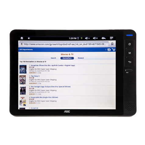 AOC breeze MW0812 user manual