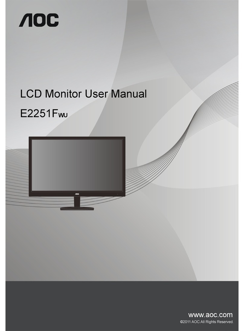 AOC E2251FWU User manual