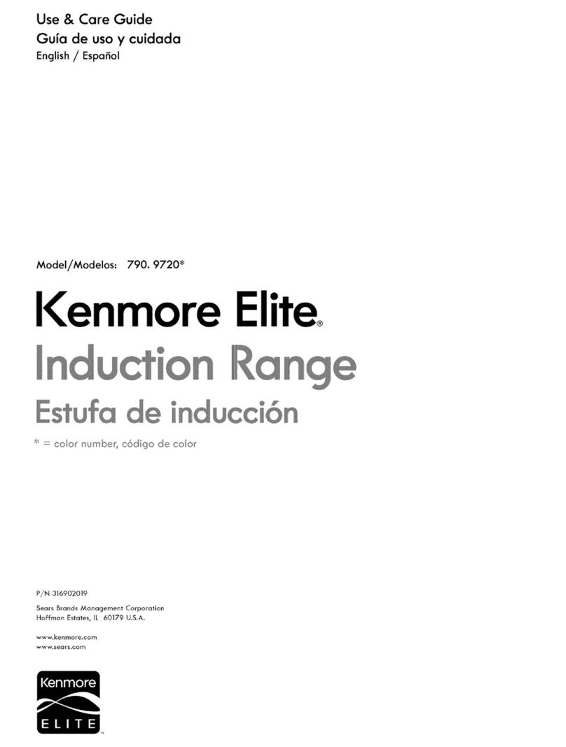Kenmore 790.9720 Series User manual