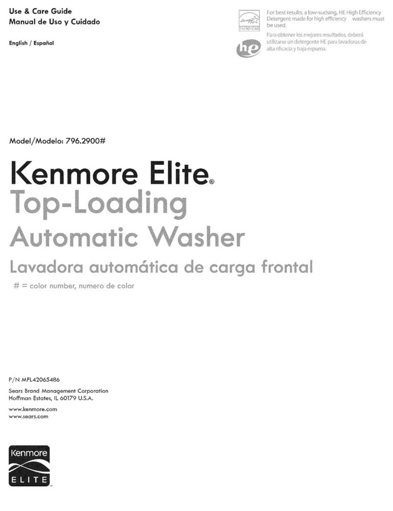 Kenmore 796.2900 Series Use & care guide