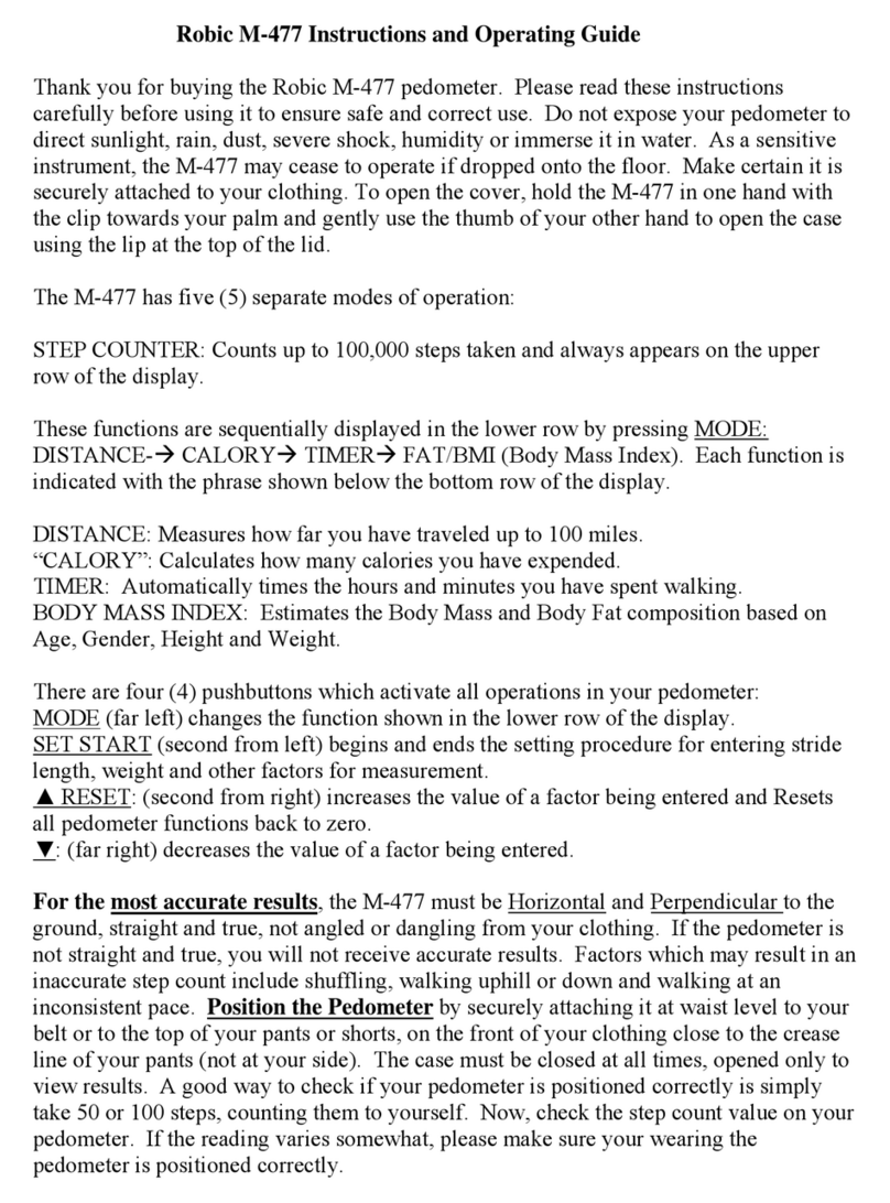 Robic M-477 Parts list manual