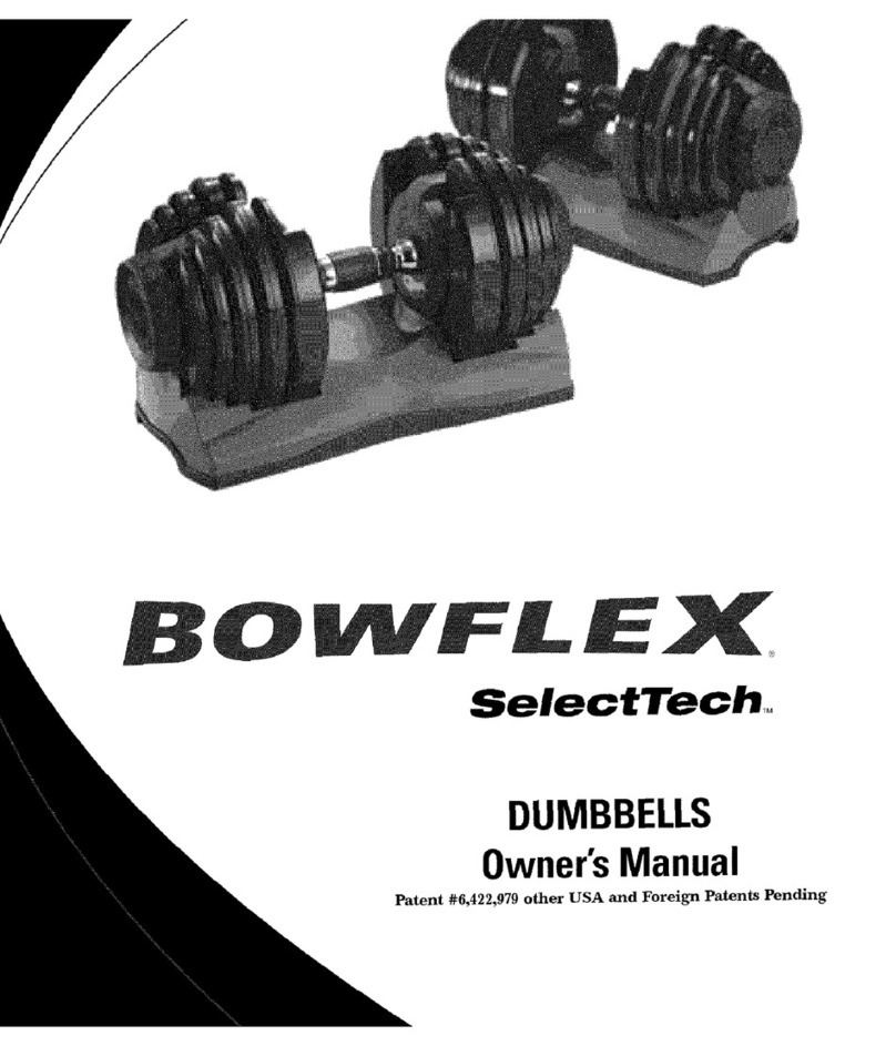 Bowflex SELECTTECH owner's manual