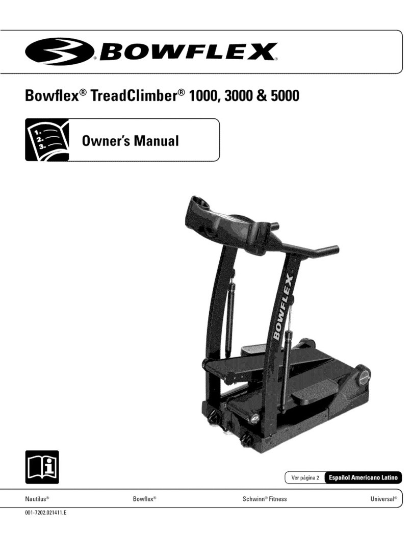 Bowflex TREADCLIMBER 3000 owner's manual Bowflex TREADCLIMBER 3000 owner's manual