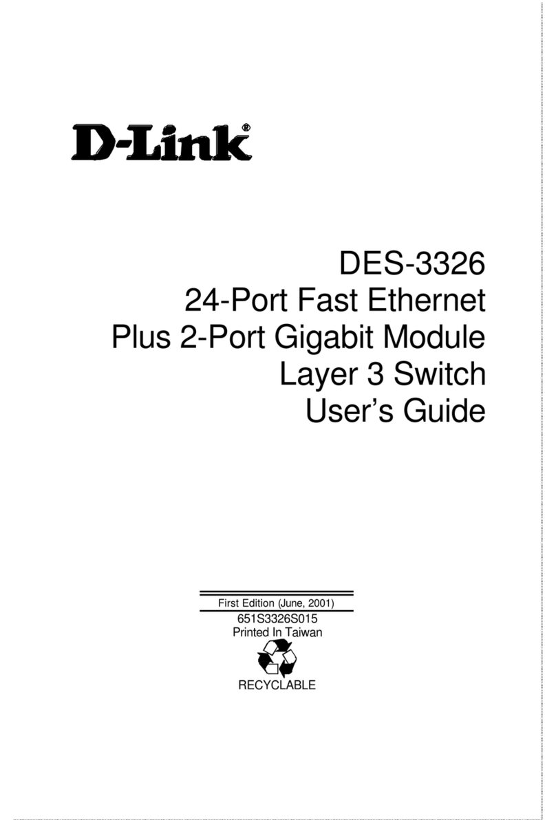 D-Link DES-3326 User manual