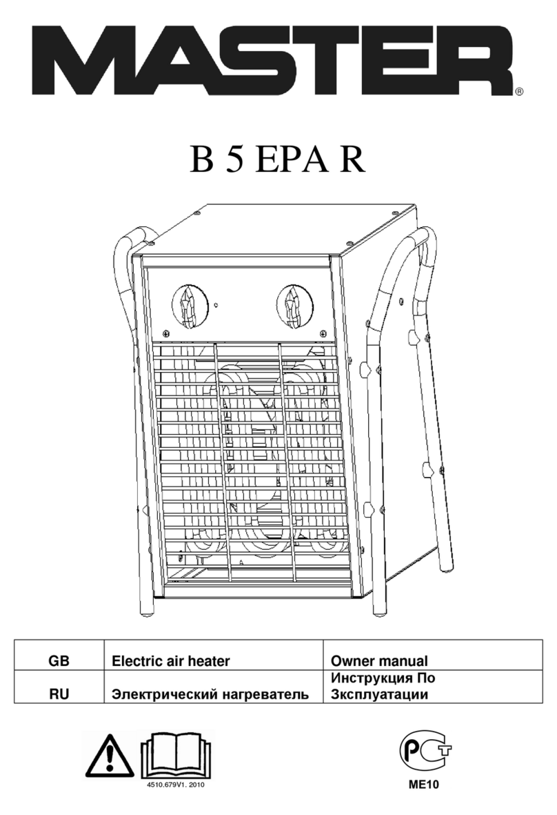 Master B 5 EPA R User manual
