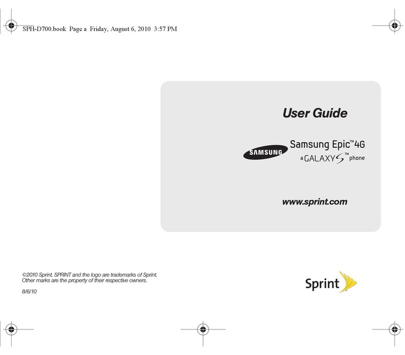 Samsung Sprint User manual