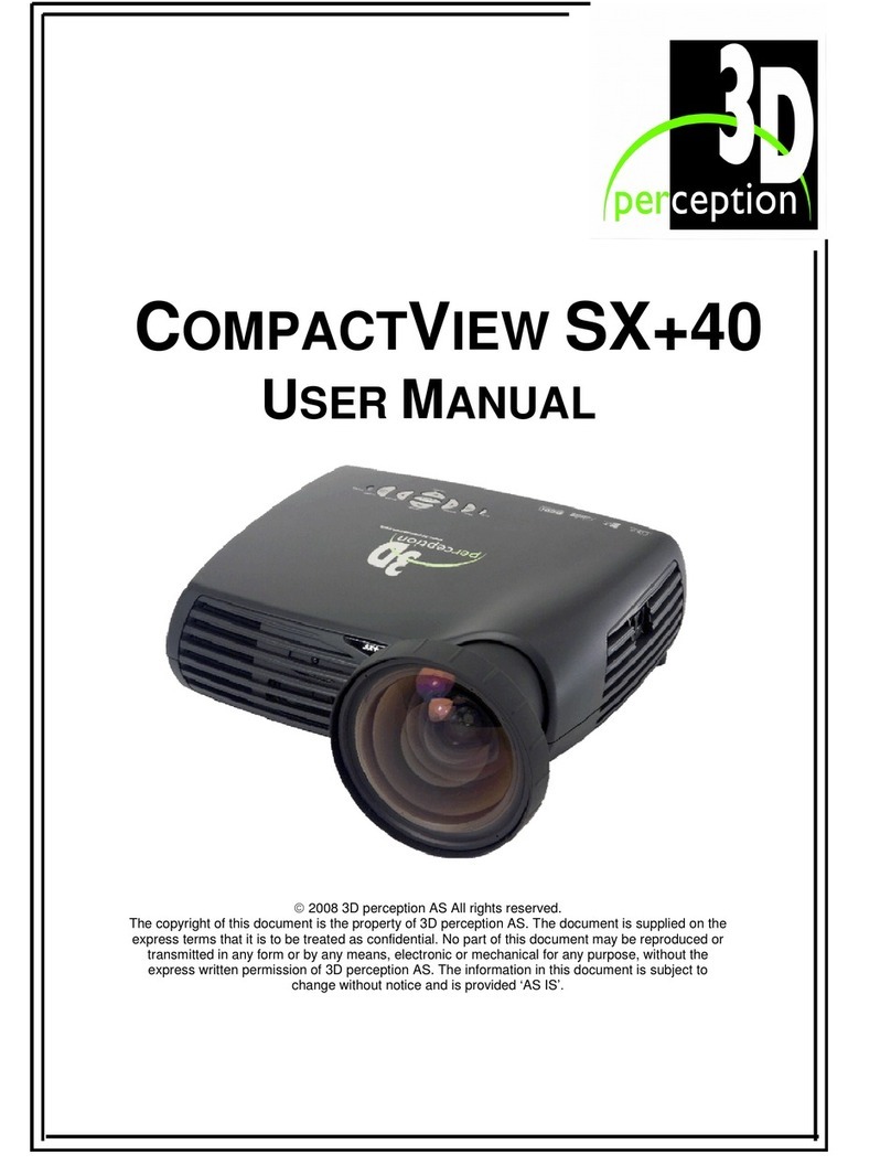 3D Perception COMPACTVIEW SX+40 User manual