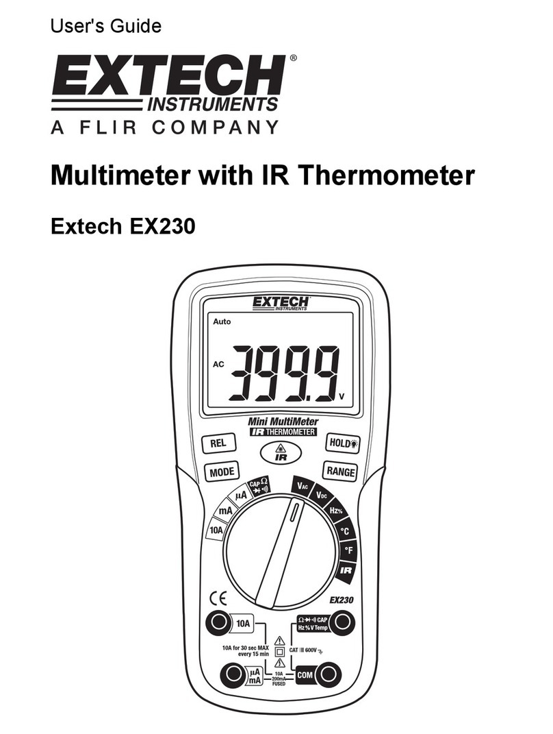 Extech Instruments EX230 User manual