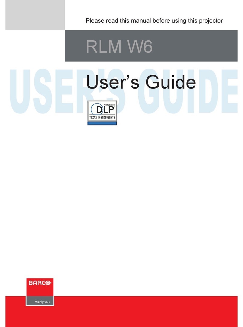 Barco RLM W6 User manual