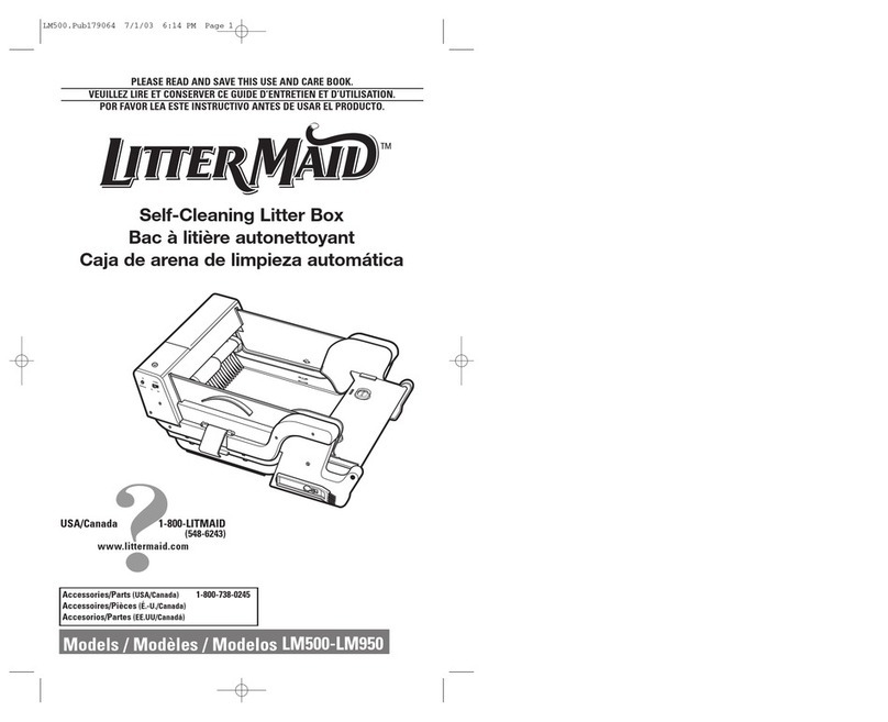 LitterMaid LM500 Use and care book