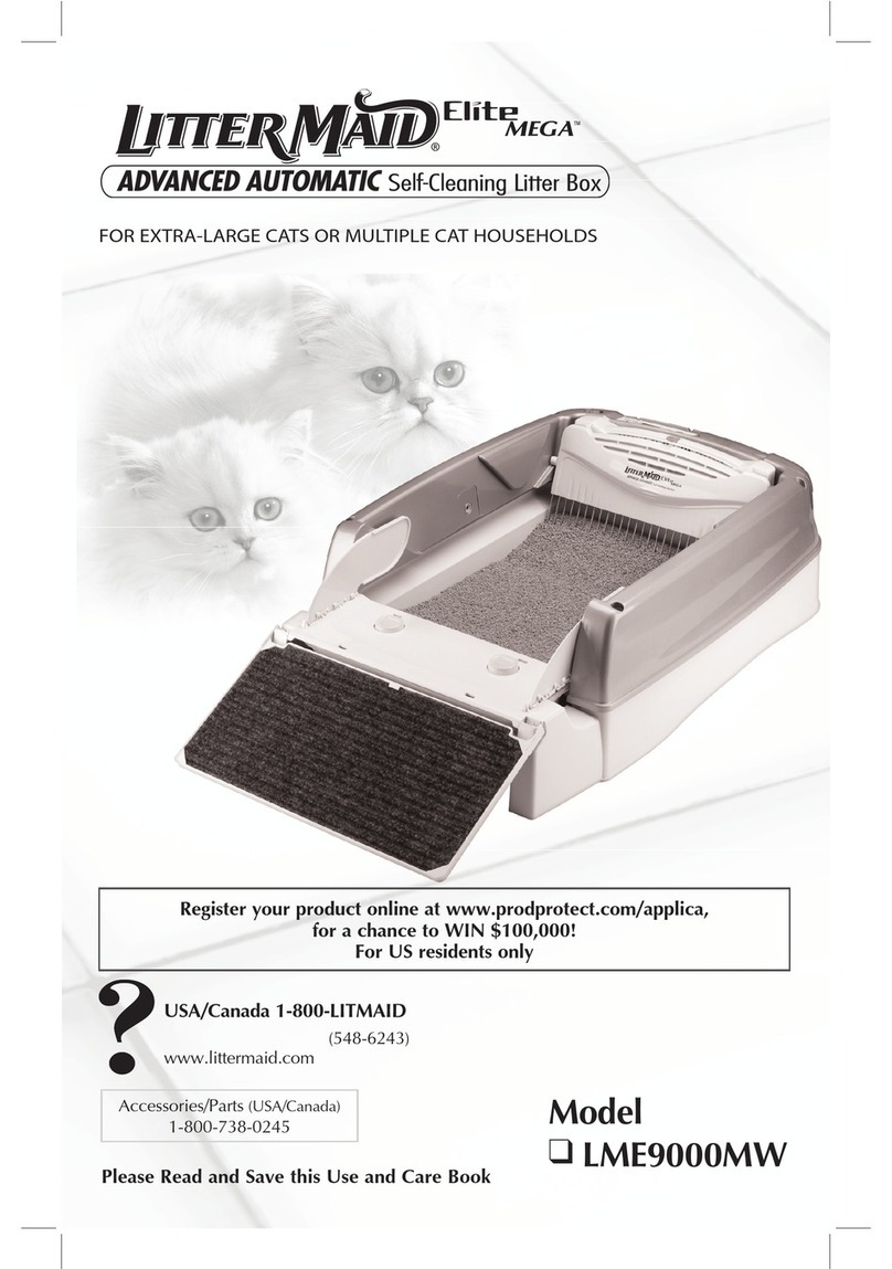 LitterMaid Kitty Kabana LME9000MW Use and care book