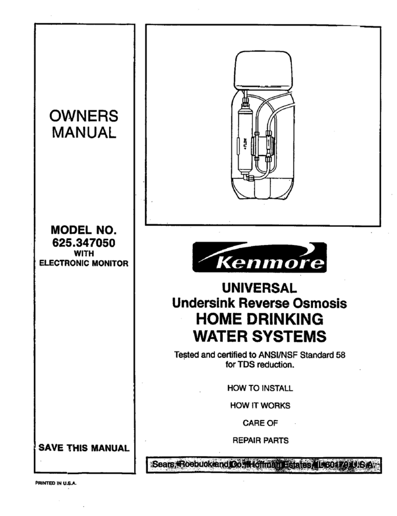 Kenmore 625.347050 owner's manual