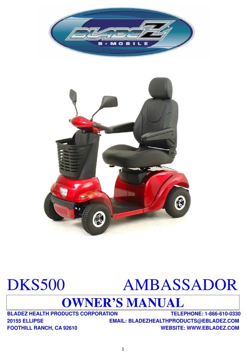 BLADEZ DKS500 AMBASSADOR User manual