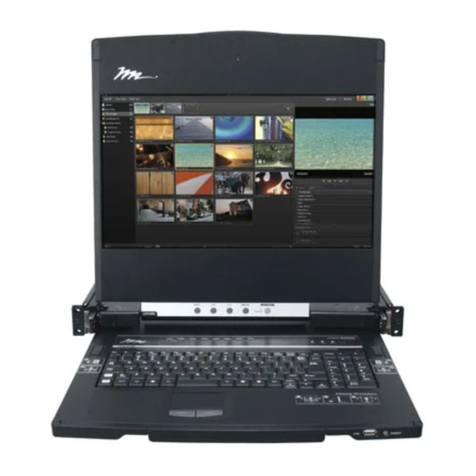Middle Atlantic Products RM-KB-LCD17x8KVM user manual