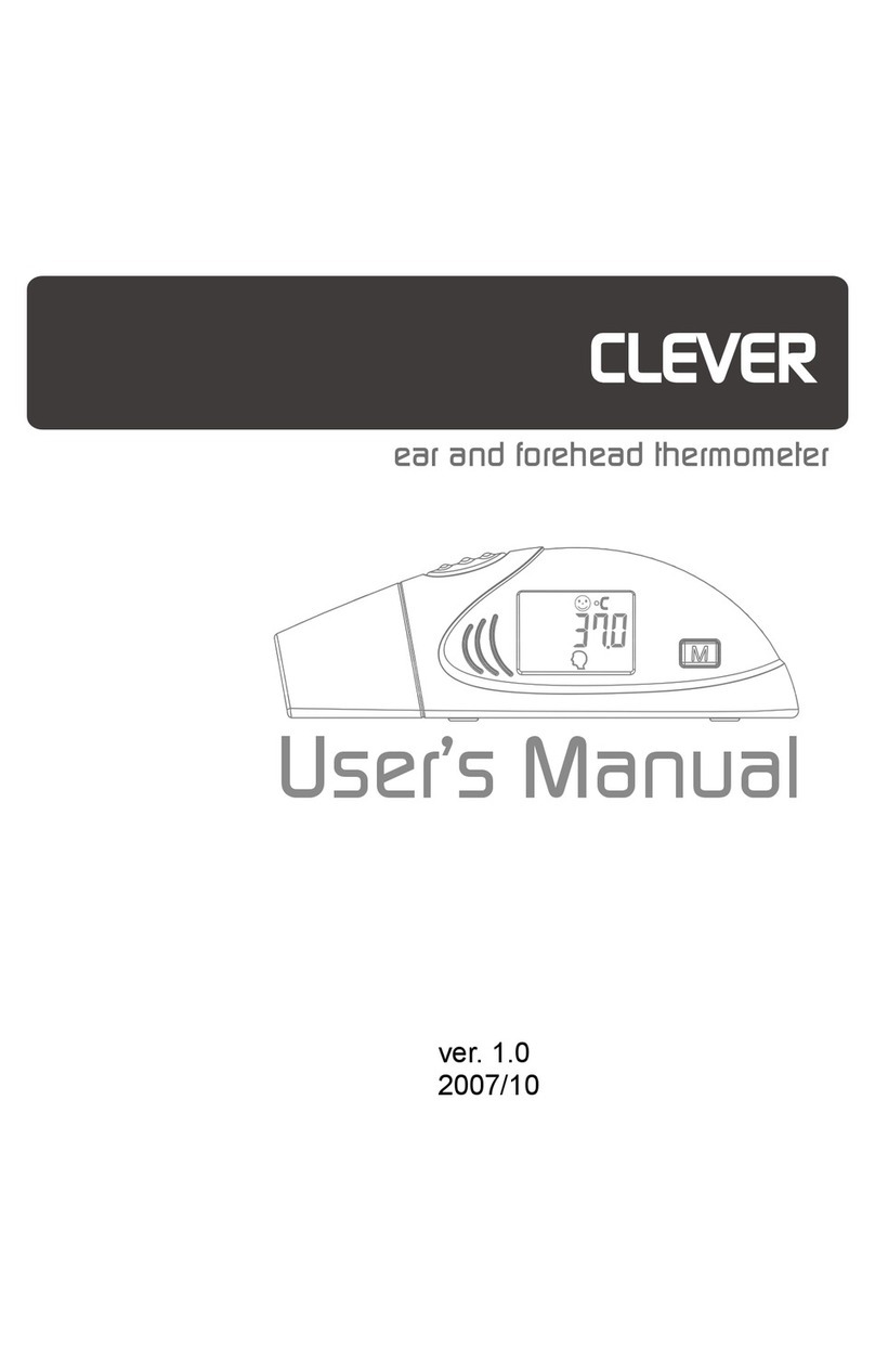 Clever CLEVER ear and forehead thermometer user manual