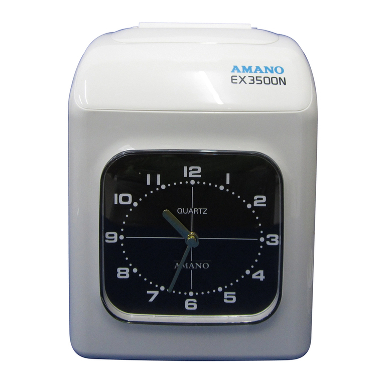 Amano EX3500N User manual