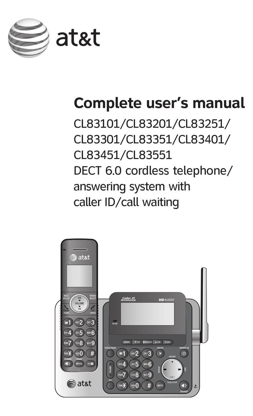 AT&T CL83101 User manual
