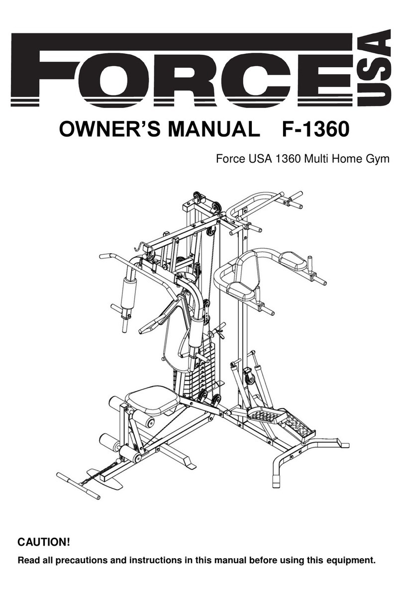Force USA F-1360 User manual