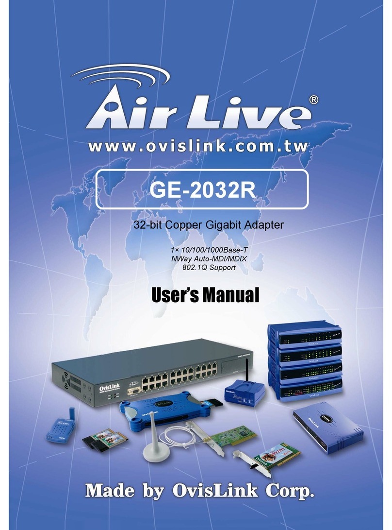Ovislink Air Live GE-2032R user manual