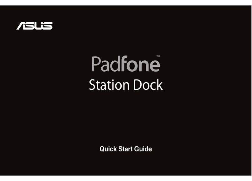 Asus PadFone Station User manual Asus PadFone Station User manual