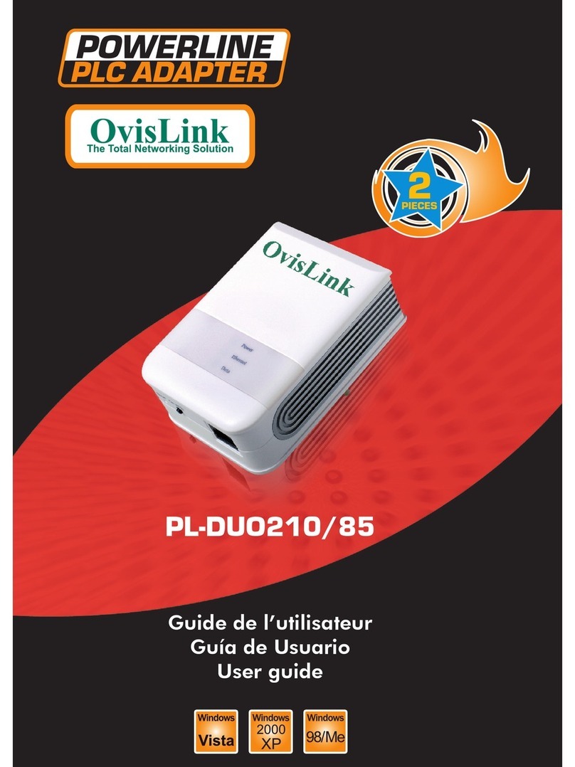 Ovislink PL-DUO210/85 user guide