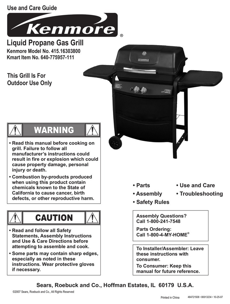 Kenmore 415.16303800 Use and care guide