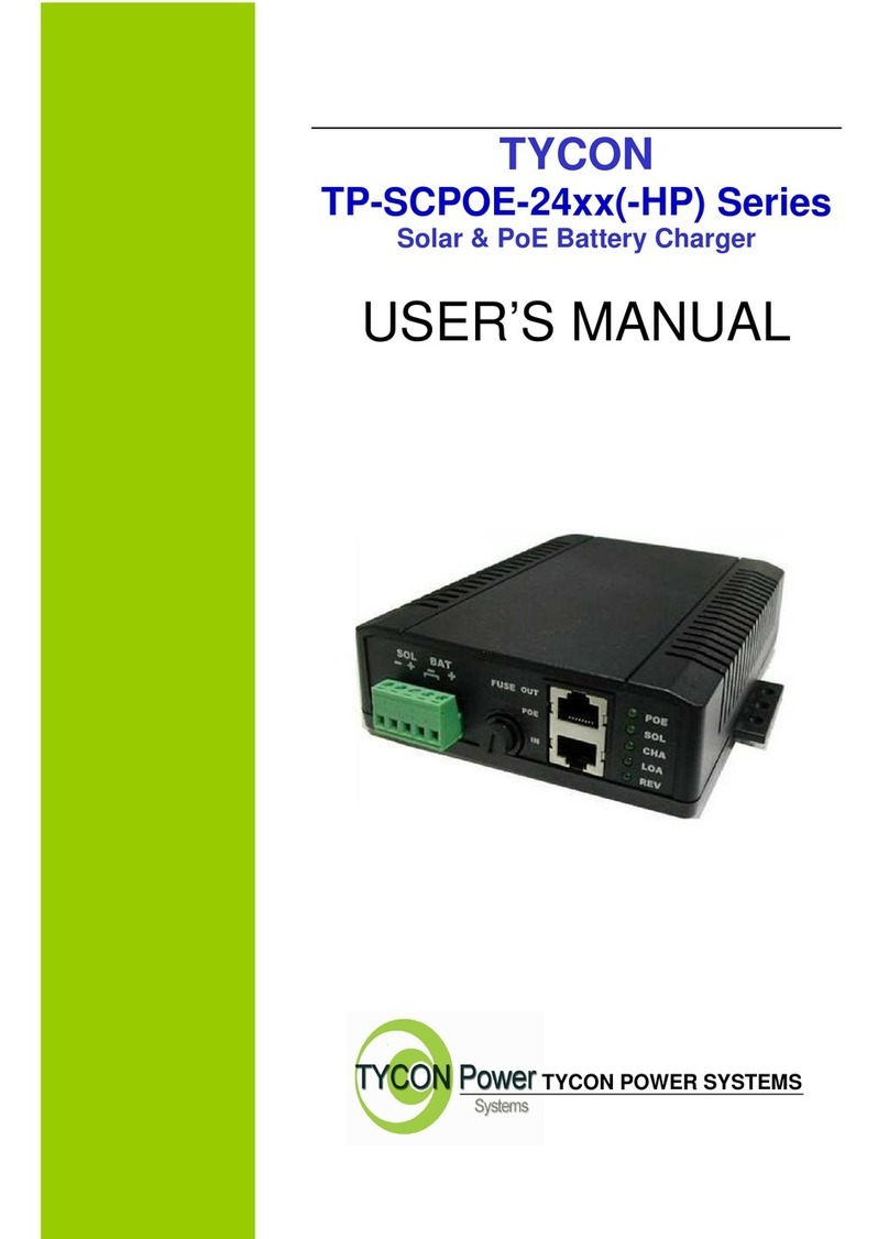 Tycon Power Systems TP-SCPOE-24xx Series user manual